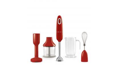 SMEG MIXER MET ACCESOIRES 700W ROOD