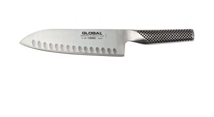 GLOBAL SANTOKUMES MET KUILTJES 18CM
