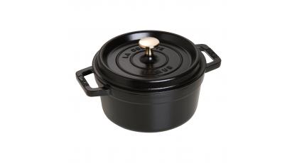 STAUB COCOTTE ROND 20CM ZWART