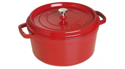 STAUB COCOTTE ROND 30CM ROOD