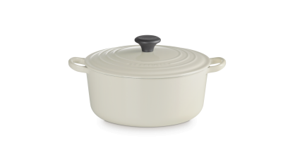 LE CREUSET STOOFPOT ROND 26CM CREME
