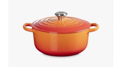 LE CREUSET STOOFPOT ROND 20CM ORANJE