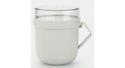 BRABANTIA MAKE&TAKE SOEPBEKER 0.6L GRIJS