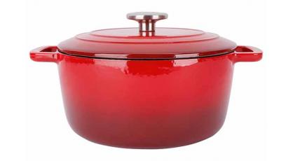 FONTESTIC KOOKPOT ROND 24 CM ROOD