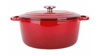 FONTESTIC KOOKPOT ROND 28 CM ROND ROOD