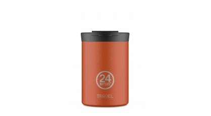 24BOTTLES TRAVEL TUMBLER SUNSET ORANGE