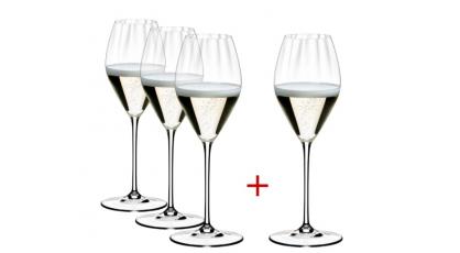 RIEDEL PERFORMANCE CHAMPAGNE GLAS 3+1