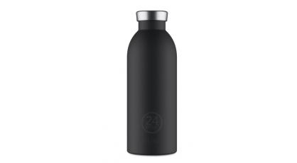 24BOTTLES CLIMA DRINKFLES MAT ZWART 0.5L