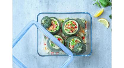 PYREX PURE OVENSCHAAL MET DEKSEL 19X14X5
