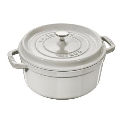 STAUB COCOTTE ROND 24 CM WHITE TRUFFLE