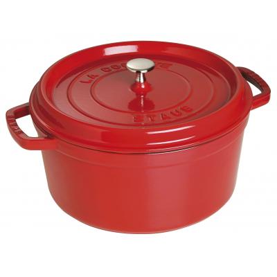 STAUB COCOTTE ROND 30CM ROOD
