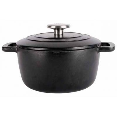 FONTESTIC KOOKPOT ROND 28 CM MAT ZWART
