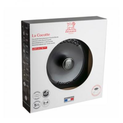 PEUGEOT DEKSEL VOOR COCOTTE ZWART 24CM