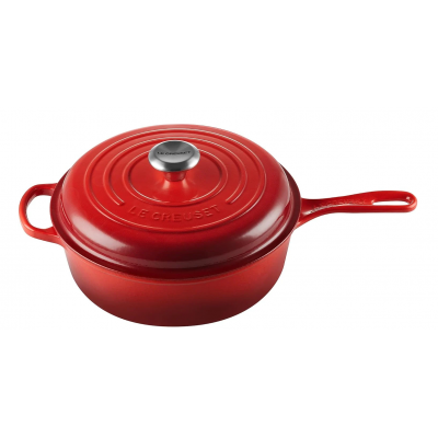 LE CREUSET CASSADOU MET DEKSEL ROOD 26CM